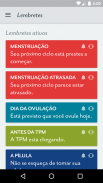 Calendário Menstrual Clue screenshot 2