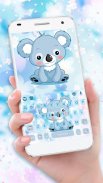Cartoon Koala 키보드 백그라운드 screenshot 1