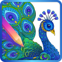 Adult Coloring Book Icon