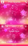 Pink Sparkle GO Keyboard Theme screenshot 5