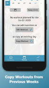 Calisthenics Workout Planner | Workout Log screenshot 1