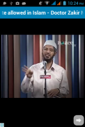 Latest Dr Zakir Naik Lectures screenshot 1