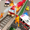 Train Fire Rescue Simulator 2019