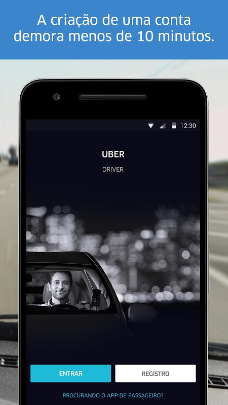 Baixe o novo aplicativo para motoristas parceiros da Uber