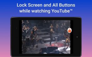 Touch Lock for YouTube - Video Screen Touch Locker screenshot 2