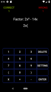 Factoring Practice: Binomial screenshot 1