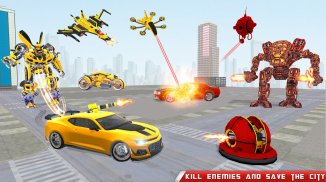 Grand Robot Car Transform 3D Game screenshot 0