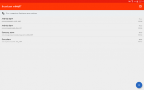Broadcast to MQTT screenshot 0