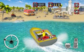 Beach Lifeguard Rescue Squad: Motor Boat Driving screenshot 10