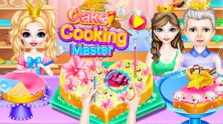 蛋糕烹饪大师 - 做饭游戏 screenshot 0