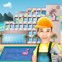 Build Island Building House Icon