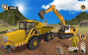 Heavy Excavator Construction Crane Simulator 2019 screenshot 1