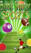 Bubble Shooter Sports screenshot 0