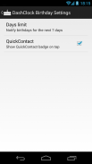 DashClock Birthday Extension screenshot 3