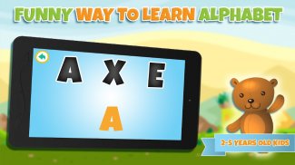 Learning alphabet for kids ABC screenshot 0