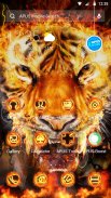 Flame Cool Tiger- APUS Launcher Free Theme screenshot 1