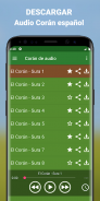 Audio Corán en Español app mp3 screenshot 1