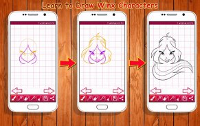 Learn to Draw Winx screenshot 0