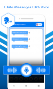 Voice SMS - Write SMS By Voice screenshot 1