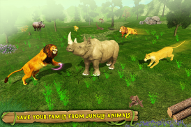 Angry Lion Family Simulator: Animal Adventure Game screenshot 6