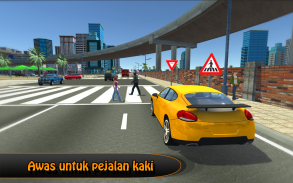 mengemudi sekolah Simulator Kota Mobil Parkir 2017 screenshot 1