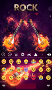 Rock Animated Keyboard Theme screenshot 0