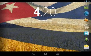 Cuba Flag Live Wallpaper screenshot 0