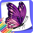 Как рисовать бабочку Icon