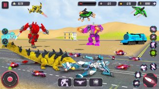 Animal Crocodile Robot Games screenshot 2