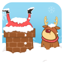 Red Christmas Reindeer LWP Icon