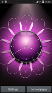 Flower Wall Clock screenshot 14