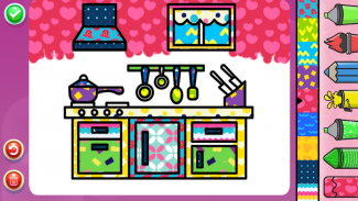 Kitchen Tools Coloring Book screenshot 3