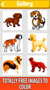 Dogs Color by Number - Pixel Art, Sandbox Coloring screenshot 1