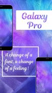 Galaxy Pro Font for FlipFont ,Cool Fonts Text Free screenshot 0