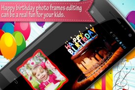 Photo Frames: Marco digital para adornar tus fotos de cumpleaños  Marcos  de cumpleaños, Fotos de feliz cumpleaños, Fotos de cumpleaños