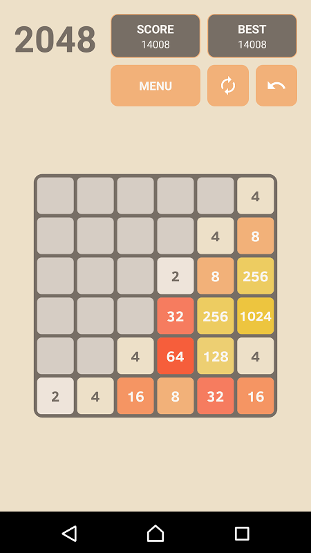 PLAYING 2048 with 8x8 