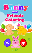 ColoringGame Bunny and Friends screenshot 8