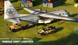 US Army Cargo Truck Transport Military Bus Driver screenshot 0