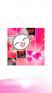 Pink Kitty Heart Piano Tiles screenshot 0