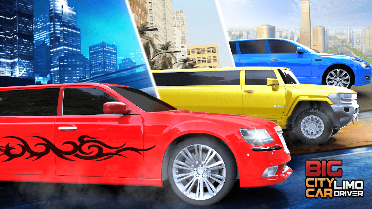 Play Big City Limo Car Driving Simulator Game