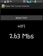 SPEED TEST WIFI 3G INTERNET 2G screenshot 0