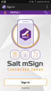 Salt mSign screenshot 1