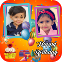 Birthday Dual Photo Frames Icon