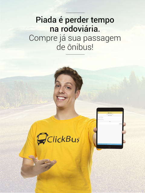 ClickBus oferece passagens de ônibus com descontos de até 60