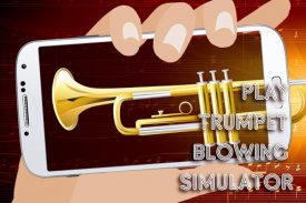 Play trumpet blowing simulator screenshot 0