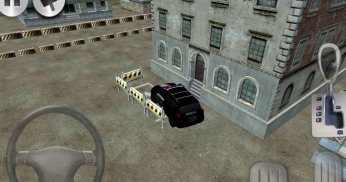 3D police car parking screenshot 2