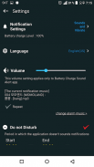 Battery charge sound alert - Smart screenshot 1
