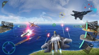 การรบทางอากาศ 3D - Sky Fighters screenshot 0
