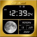 Moon Phase Alarm Clock Icon