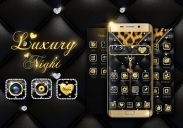 Oro de lujo - tema de cremallera de diamante screenshot 5